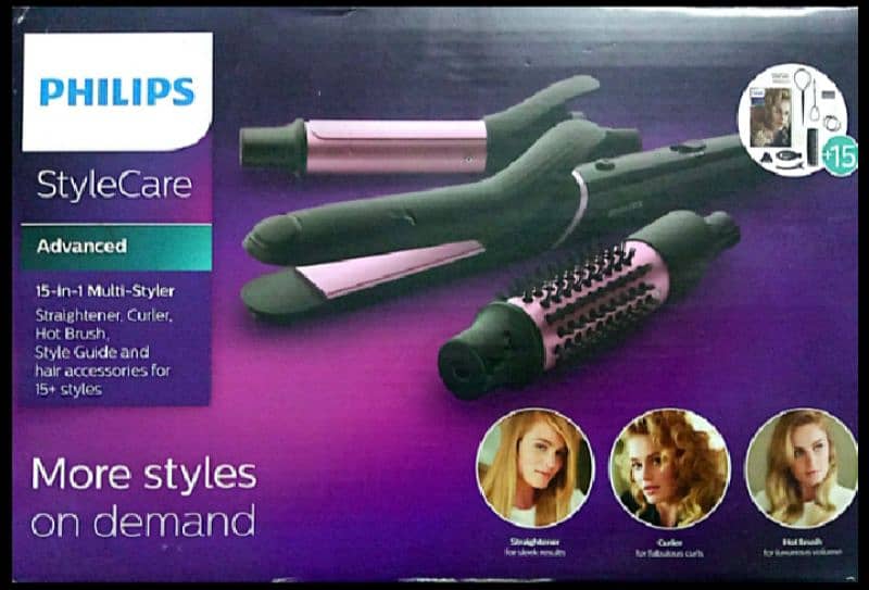 PHILIPS StyleCare 15-in-1 Multi-Styler 0