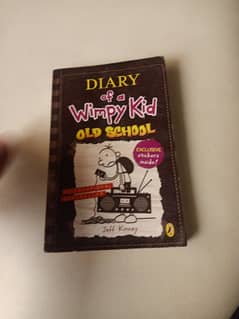 Diary of a wimpy kid old school comedy book.