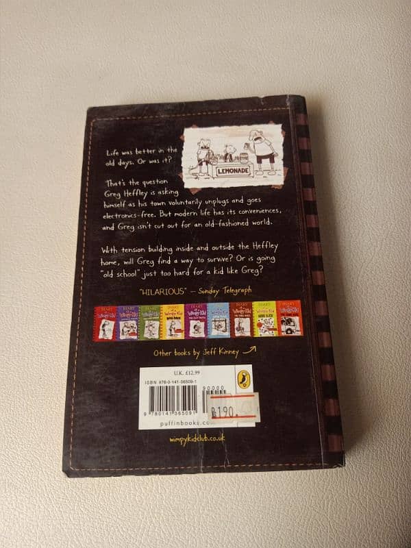 Diary of a wimpy kid old school comedy book. 1