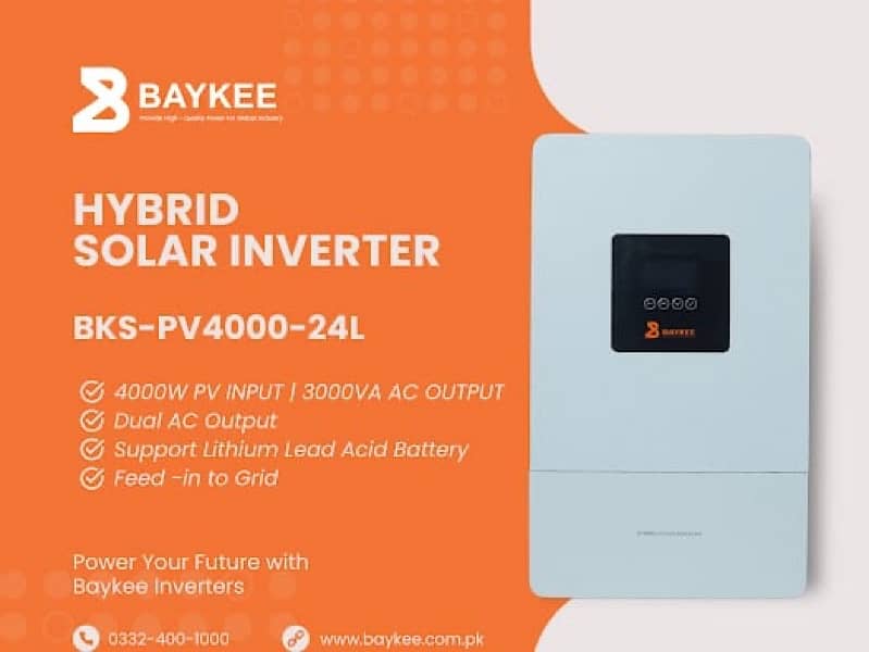 BAYkEE SOLAR inverter PANEL ha ip66 ip20 0