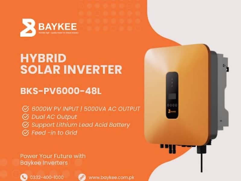 BAYkEE SOLAR inverter PANEL ha ip66 ip20 6