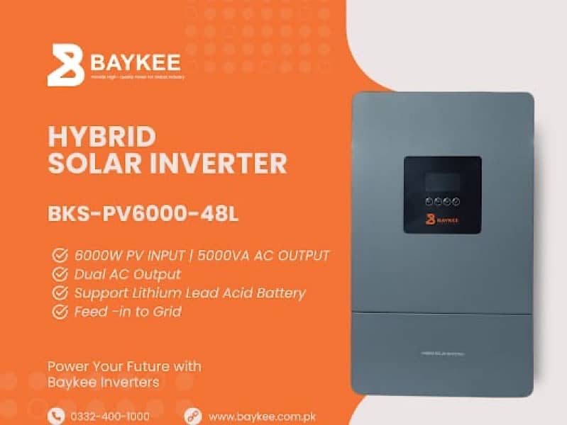 BAYkEE SOLAR inverter PANEL ha ip66 ip20 7