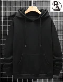 1pcs Men's plain fleece hoodie