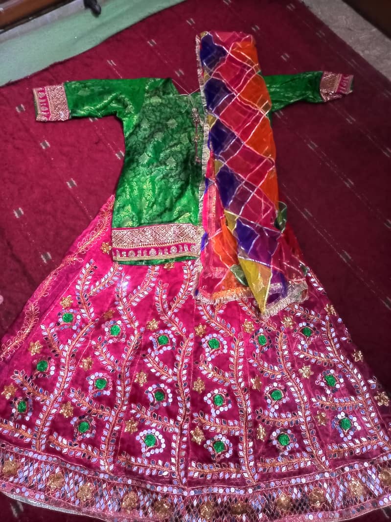 Lehnga ,Kurti and Dupata 0