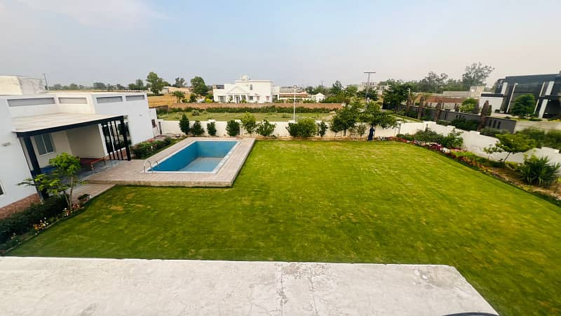 4 Kanal Farmhouse Furnished Available For Sale In Chaudary Farms On Main Barki Road 1