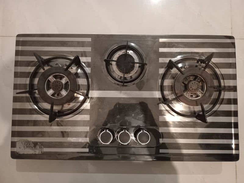 Chola LPG Stove National 3 burners 7 days old price negotiable 0