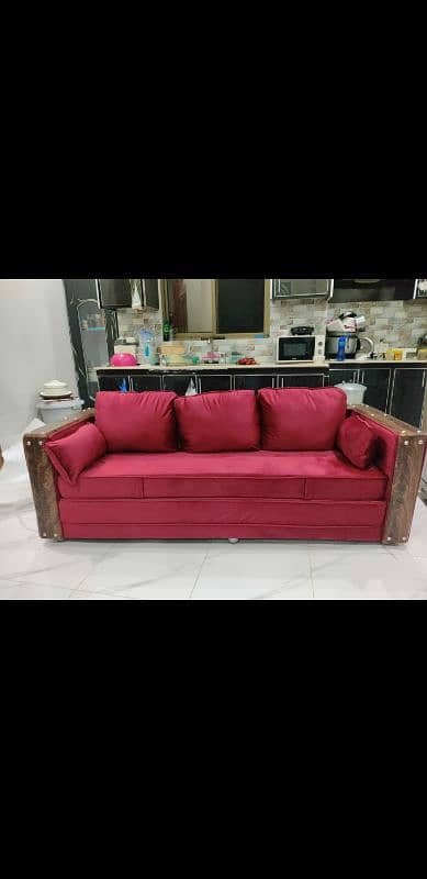 Diamond Supreme Plus 03 Seater Sofa Cum Bed 0