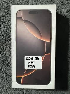 IPHONE 16 PRO MAX HK PTA 256 GB DESERT