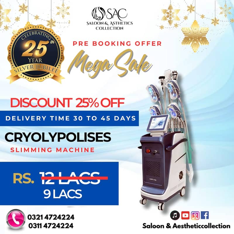 Mega Sale _25% OFF ON ALL AESTHETIC MACHINES / OXYGENO Machine 4