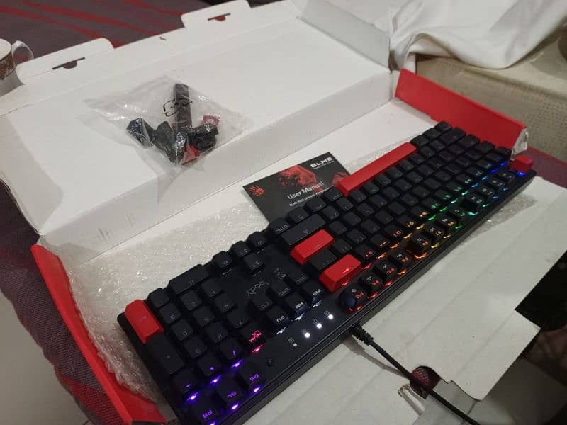 Bloody full mechanical RGB keyboard 3