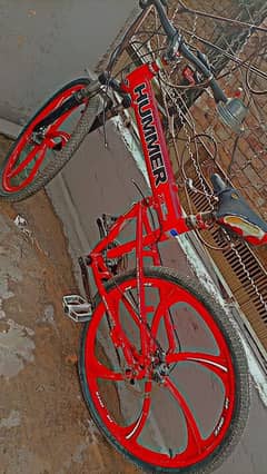 Hummer sports Bicycle,foldable,disc brakes,shaukes,alloy wheels,gears