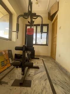 Home Multi Function Gym | Bench press |weight plates and rod