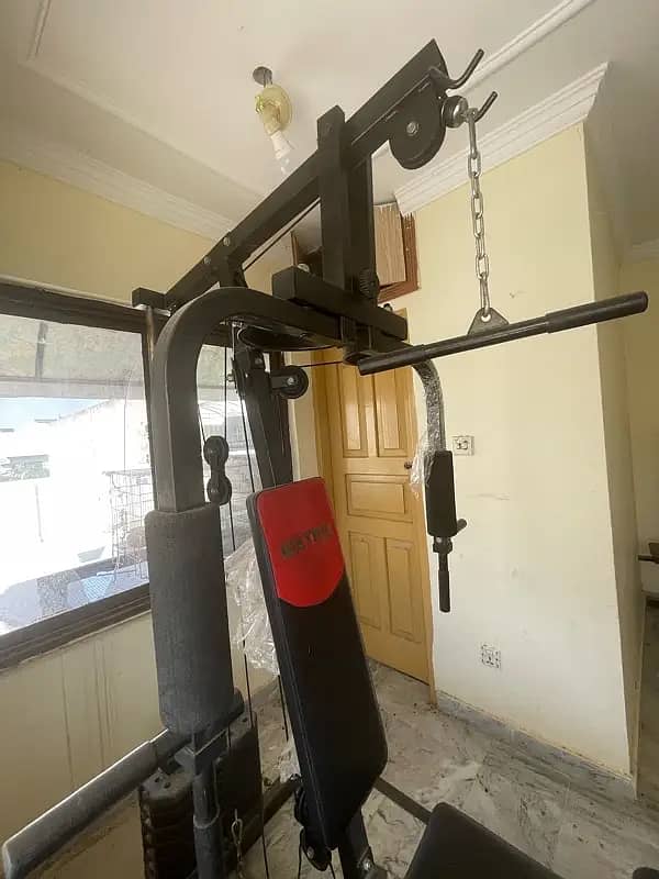 Home Multi Function Gym | Bench press |weight plates and rod 3