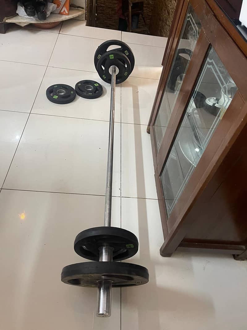 Home Multi Function Gym | Bench press |weight plates and rod 15