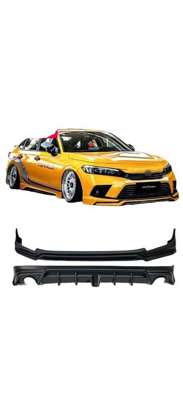 Honda civic body kit,wheel covers,bumper lips,spoiler,honda 5