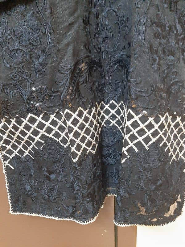 fancy khaddi net shirt only 2