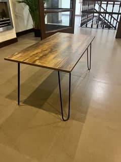 Brand New l Plank Wooden Modern Center Table | Coffee Table