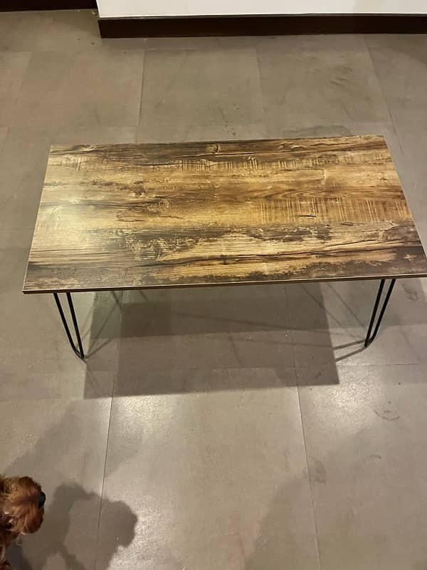 Brand New l Plank Wooden Modern Center Table | Coffee Table 2