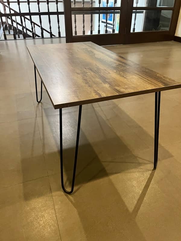 Brand New l Plank Wooden Modern Center Table | Coffee Table 3