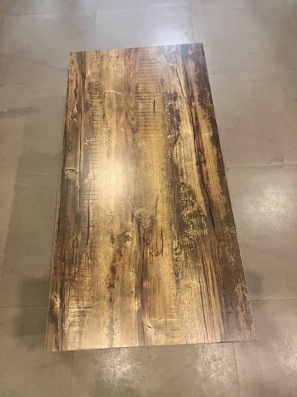 Brand New l Plank Wooden Modern Center Table | Coffee Table 4