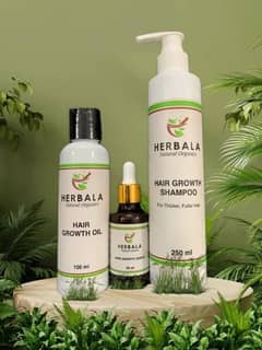 Hair Oil, Hair Serum, and Hair Shampoo