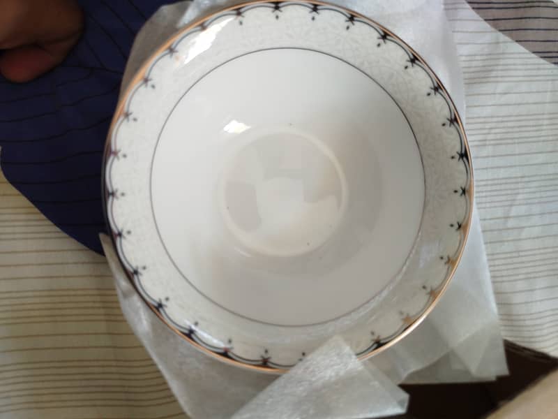 61 pcs bone china Dinner set Urgent Sell 4