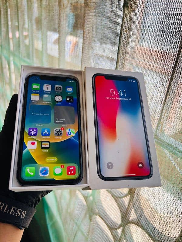 iphone x 64gb pta approved with box imi matched 1