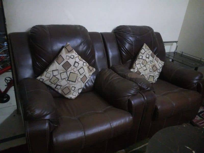 leather 7 seater sofa set 0