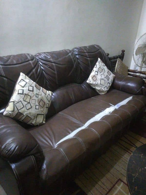 leather 7 seater sofa set 2