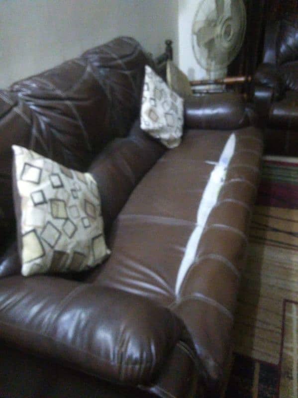 leather 7 seater sofa set 3