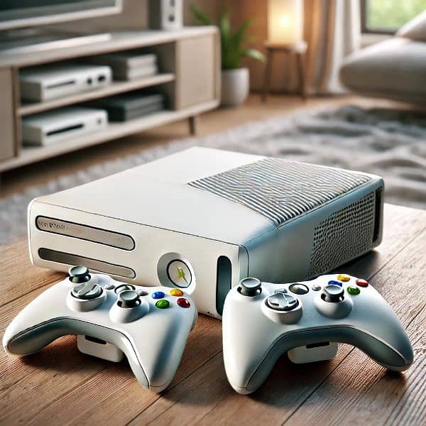 Xbox 360 (White) Console with Two Controllers - Rs 40,000 1