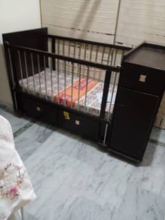 Wooden Baby Cot For Sale