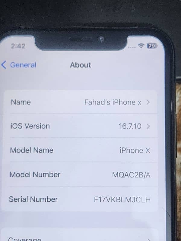 Apple iPhone X 64GB PTA Approved 2