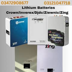 Lithium battery Crown/Ziewnic/zing/Dongjin/Inverex/24v/48v/100ah/200ah