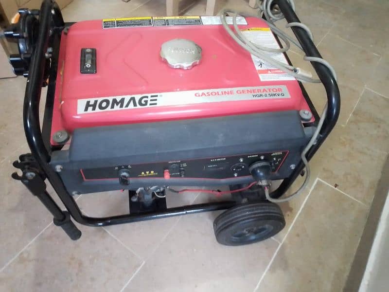 homage generater 2.5KVA 0