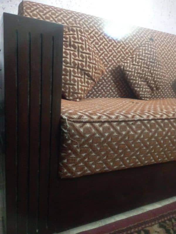 pure  wooden sofa set 6