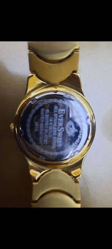 EverSwiss 18k Gold plated women watch 2