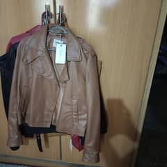 NEW branded leather jackets for sale size Large in i-10/1