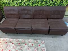 leather sofa