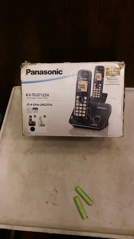 Panasonic single twin 3711 By Malaysia cordless phone free delivery 3