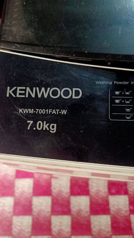 Kenwood washing Machine 2