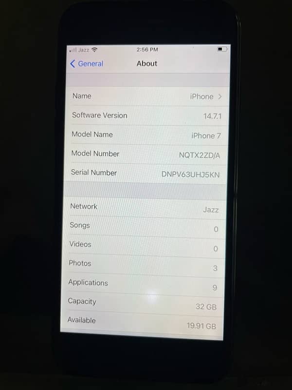 iPhone 7 32gb PTA with box charger 5