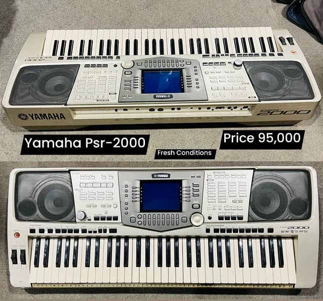 yamaha psr E203 keys Piano nylon bass electric guitar available 2