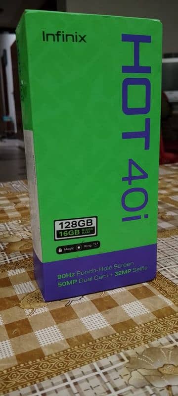 infinix hot 40i 8+8/128 like a brand new condition 6