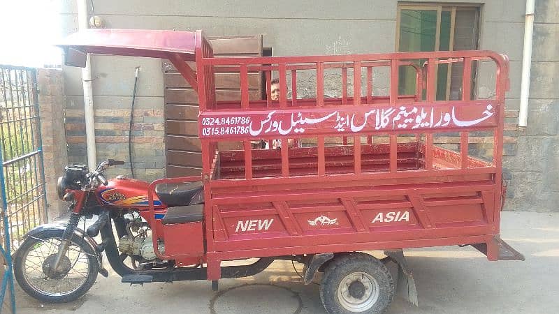 New Asia 100Cc Loader Rickshaw For Sale 4