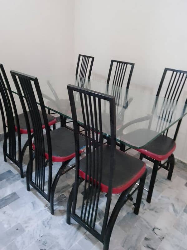 6 chairs dining table 1