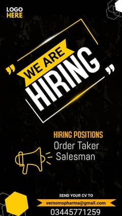 We are Hiring Salesman /Jobs Available / Need Order Takers