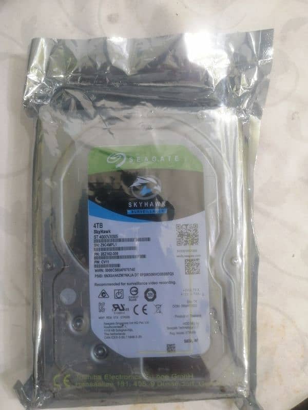 Hp Seagate Skyhawk 4tb Surveillance hard Drive 0