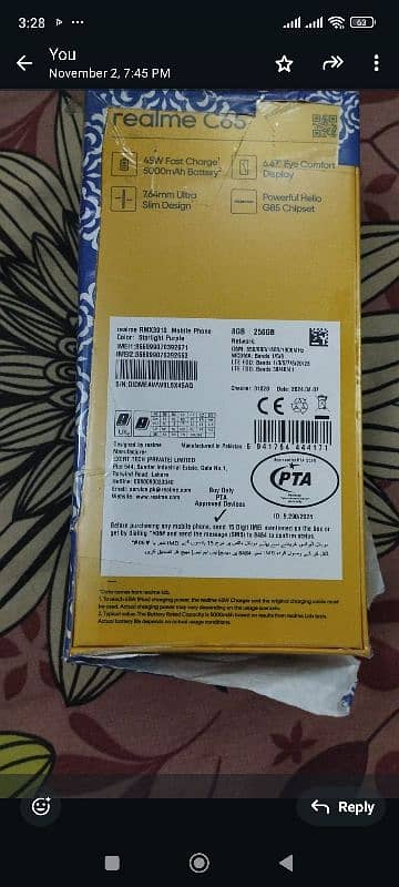 realme new box pack mobile 8/256 0