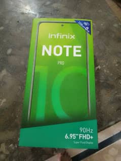 Infinix Note 10 pro box available